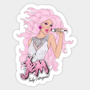 Diamond Jem by BraePrint Sticker